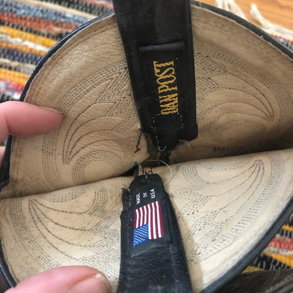 Dan Post embroidered leather/exotic animal boots - Picture 6 of 6